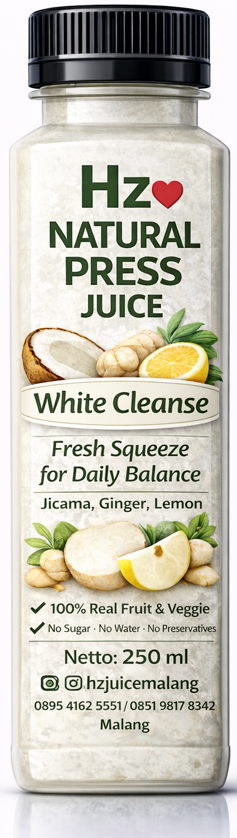 White Cleanse Bottle